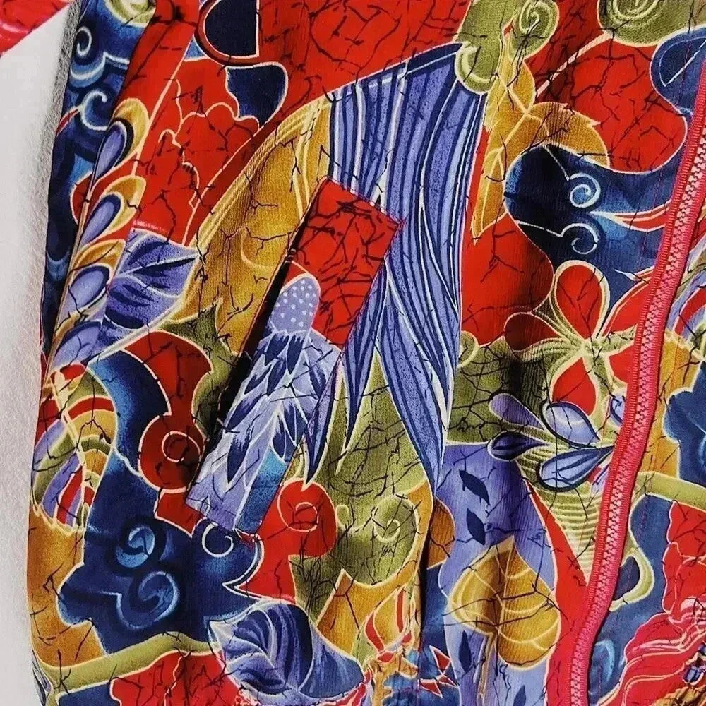 Vintage 80s Alfred Dunner Patterned Geometric Colorful Jacket Women's Size 12 - Picture 2 of 5